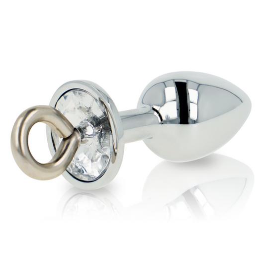 OHMAMA FETISH METAL BUTT PLUG WITH RING - 1
