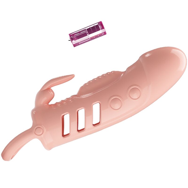 PRETTY LOVE - SLOANE NATURAL RABBIT PENIS SHEATH - 5