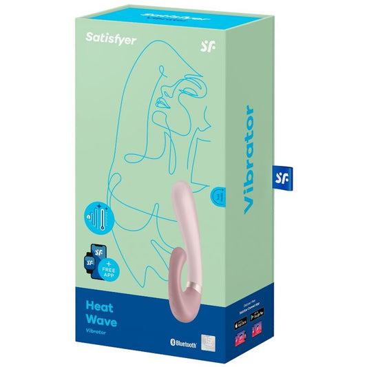 SATISFYER - HEAT WAVE VIBRATOR APP WHITE - 1