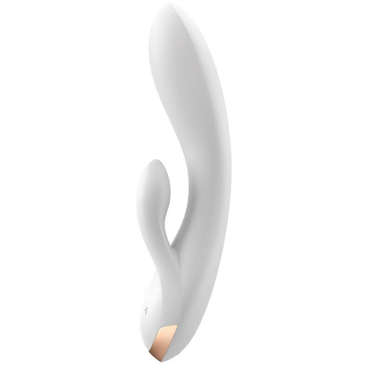 SATISFYER - DOUBLE FLEX VIBRATOR APP BLACK - 1