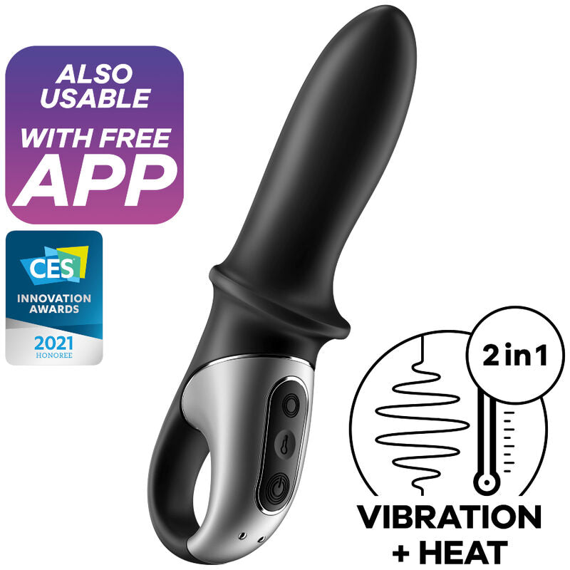 SATISFYER - HOT PASSION ANAL VIBRATOR APP BLACK - 4