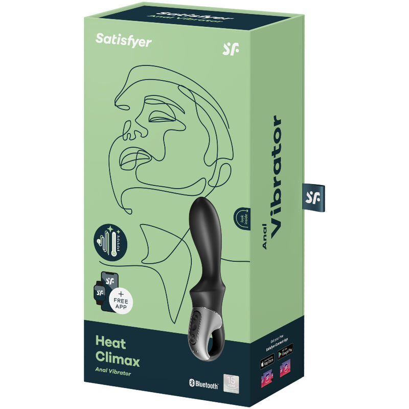 SATISFYER - HEAT CLIMAX ANAL VIBRATOR APP BLACK - 2