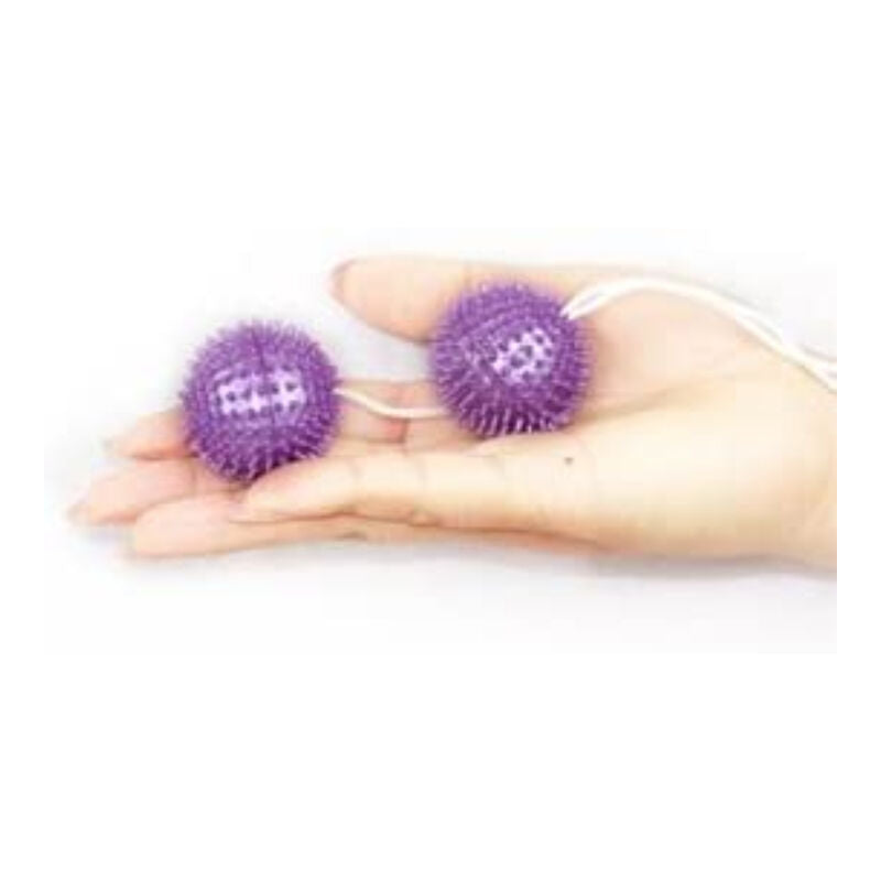 BAILE - A DEEPLY PLEASURE PURPLE TEXTURED BALLS 3.60 CM - 2