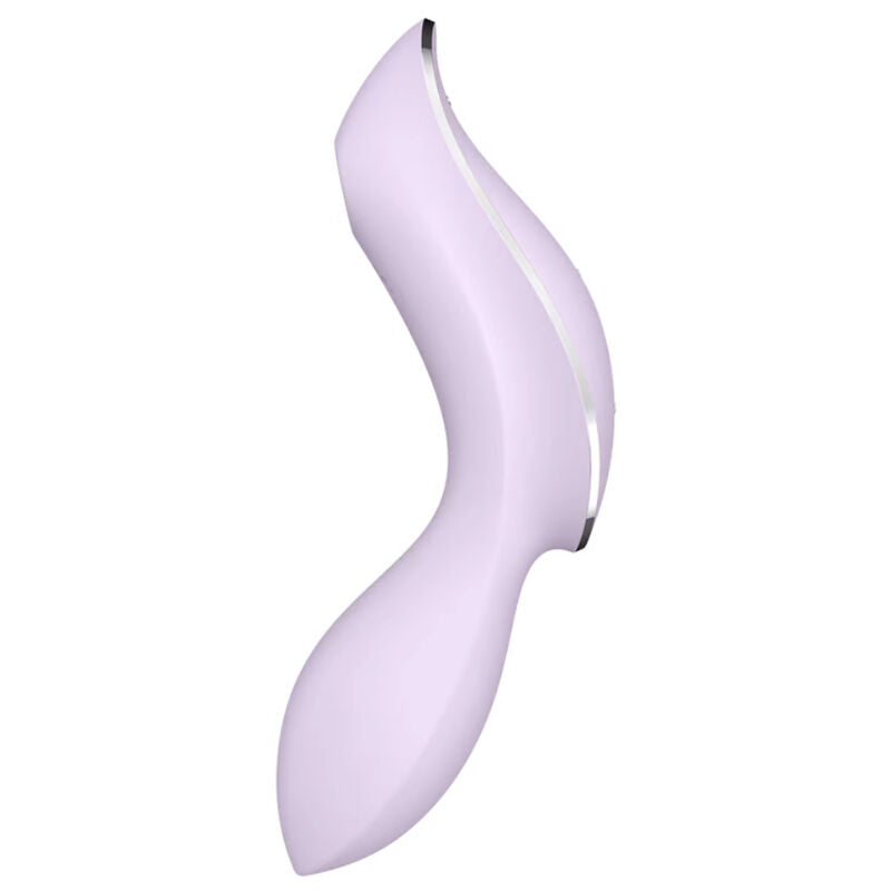 SATISFYER - CURVY TRINITY 2 AIR PULSE VIBRATOR PURPLE - BLACK - 7