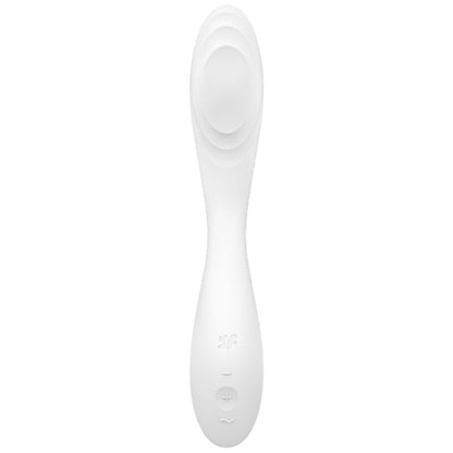 SATISFYER - RRROLLING PLEASURE GSPOT VIBRATOR WHITE - GREEN - 8