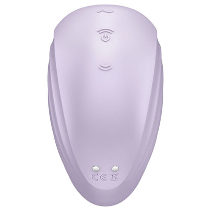SATISFYER - PEARL DIVER AIR PULSE STIMULATOR & VIBRATOR VIOLET - GREEN - 6