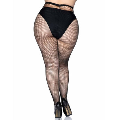 LEG AVENUE - FISHNET PANTYHOSE PLUS SIZE - 1