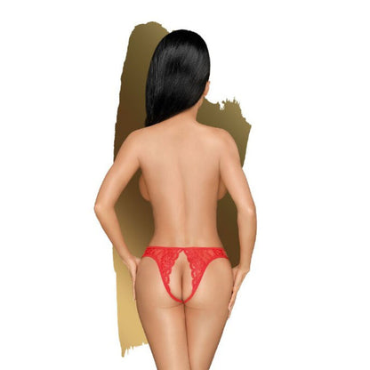 PENTHOUSE - NAUGHTY VALENTINE THONG RED L/XL - L/XL / RED - 12