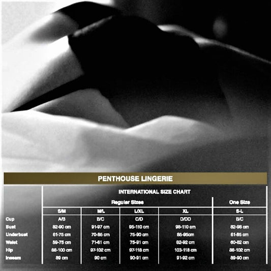 PENTHOUSE - TROP CHAUD POUR ÊTRE VRAI STRING NOIR S/M
