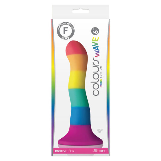 PRIDE - LGBT FLAG DILDO WAVE 17 CM - 1