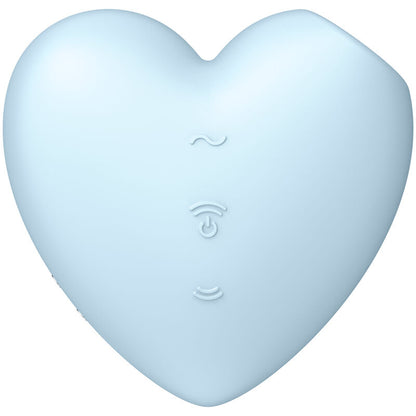 SATISFYER - CUTIE HEART AIR PULSE STIMULATOR & VIBRATOR PINK - 3