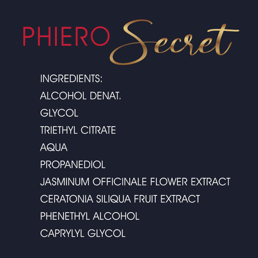 500 COSMETICS - PHIERO SECRET ASSOCIATION NATURELLE SANS ODEUR D'HORMONES SEXUELLES FÉMININES 15 ML