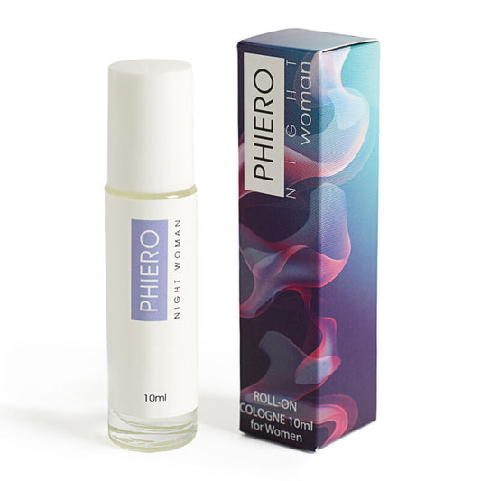 500 COSMETICS - PHIERO NIGHT WOMAN. PERFUME WITH PHEROMONES IN ROLL-ON FORMAT FOR WOMEN - 1
