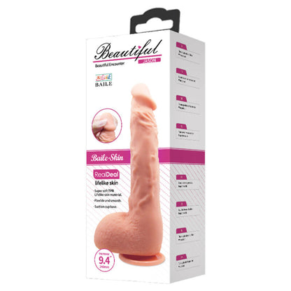 BAILE - REALISTIC DILDO JASON NATURAL 24 CM - 2