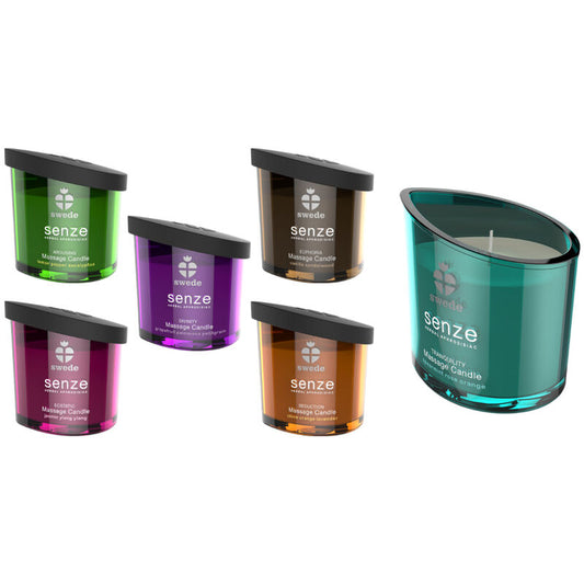 SWEDE - SENZE SEDUCTION MASSAGE CANDLE - CLOVE, ORANGE, LAVENDER - 1