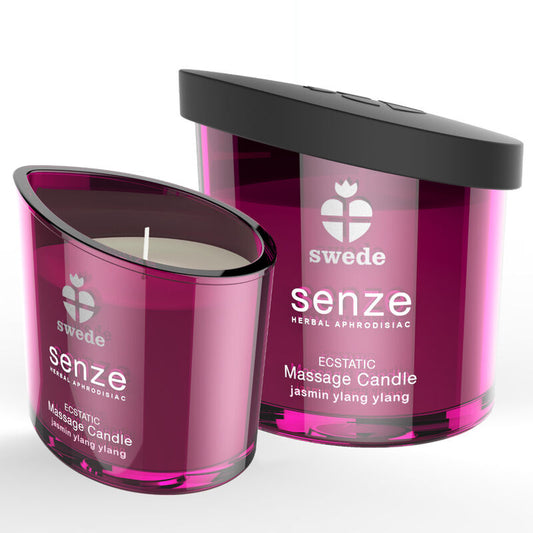 SWEDE - SENZE ECSTATIC MASSAGE CANDLE - JASMINE, YLANG YLANG - 1