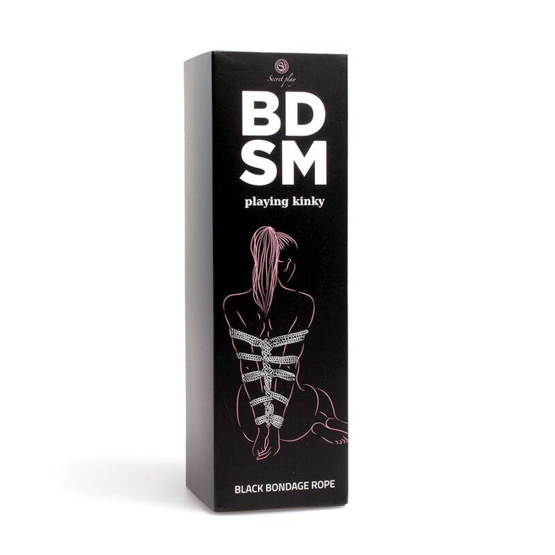 SECRETPLAY - COLLEZIONE BDSM CON CORDE BONDAGE NERE