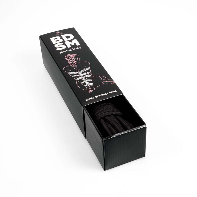 SECRETPLAY - COLLEZIONE BDSM CON CORDE BONDAGE NERE