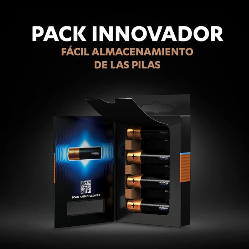 DURACELL - OPTIMUM 200 PILES ALCALINES AA LR6 4 UNITÉS