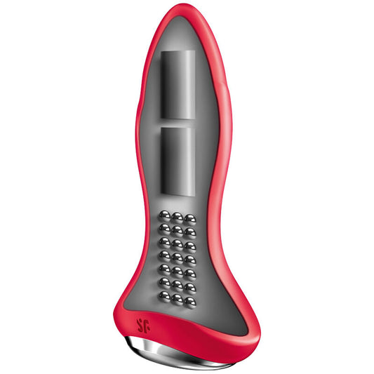 SATISFYER - ROTATOR PLUG 1+ VIBRATING PLUG APP BLACK - 1
