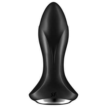 SATISFYER - ROTATOR PLUG 1+ VIBRATING PLUG APP BLACK - RED - 6