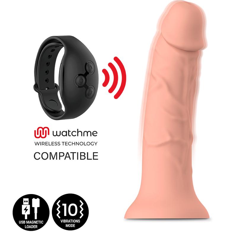MYTHOLOGY - ASHER ORIGINAL DILDO S - VIBRATOR COMPATIBLE WITH WATCHME WIRELESS TECHNOLOGY - 4