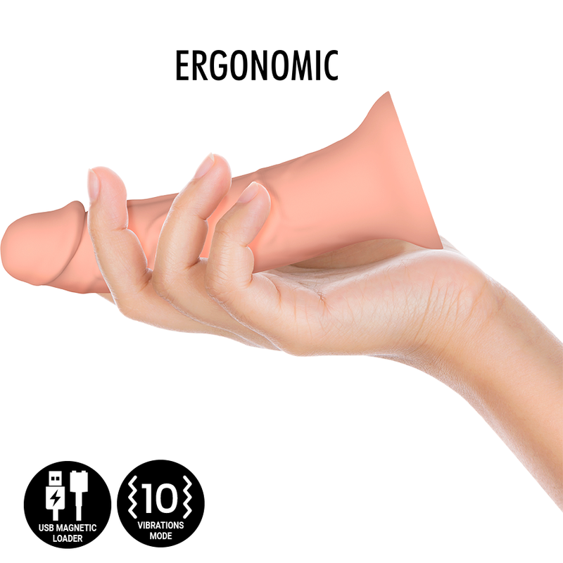 MYTHOLOGY - ASHER ORIGINAL DILDO S - VIBRATOR COMPATIBLE WITH WATCHME WIRELESS TECHNOLOGY - 3