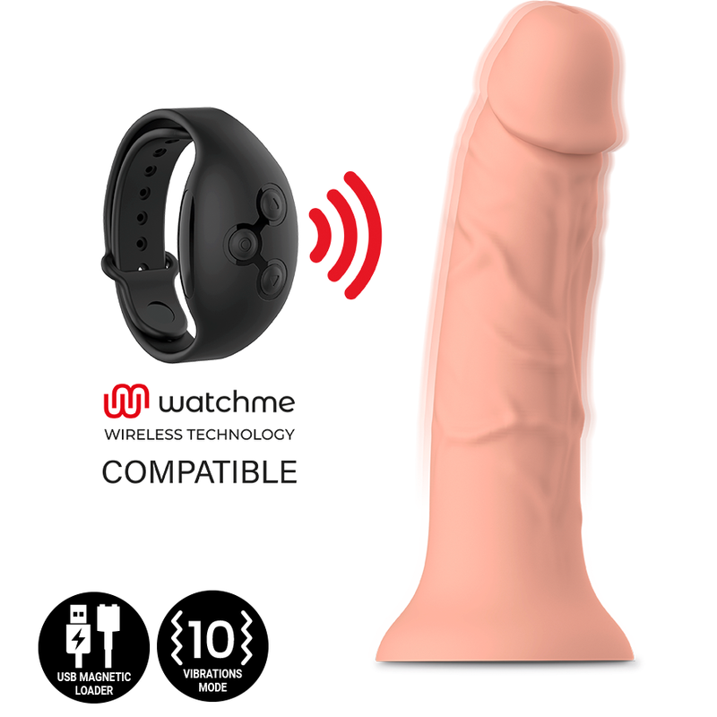 MYTHOLOGY - ASHER ORIGINAL DILDO M - VIBRATOR COMPATIBLE WITH WATCHME WIRELESS TECHNOLOGY - 1