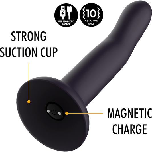 MYTHOLOGIE - DUMAN MYSTIC DILDO M - VIBRATEUR COMPATIBLE AVEC LA TECHNOLOGIE SANS FIL WATCHME