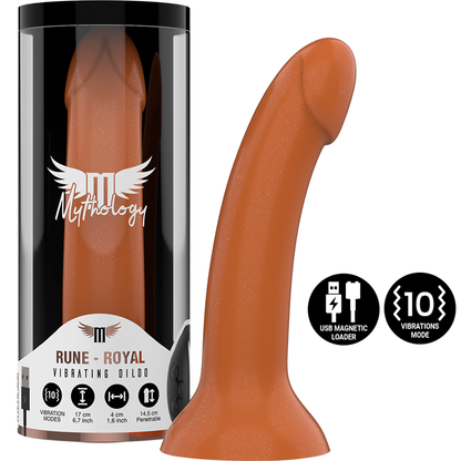 MYTHOLOGY - RUNE ROYAL DILDO M - VIBRATOR WATCHME WIRELESS TECHNOLOGY COMPATIBLE - 3