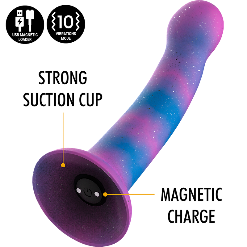 MYTHOLOGY - DION GALACTIC DILDO S - WATCHME VIBRATOR COMPATIBLE WITH WIRELESS TECHNOLOGY