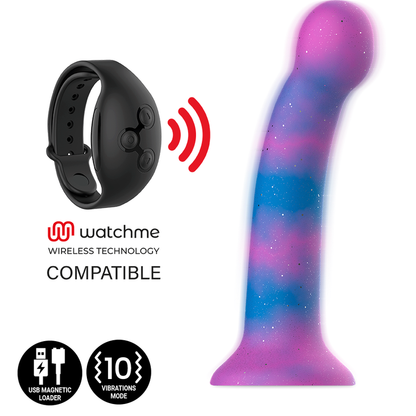 MYTHOLOGY - DION GALACTIC DILDO S - WATCHME VIBRATOR COMPATIBLE WITH WIRELESS TECHNOLOGY