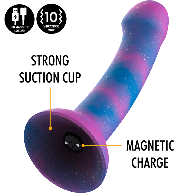 MYTHOLOGY - DION GALACTIC DILDO M - VIBRATOR WATCHME WIRELESS TECHNOLOGY COMPATIBLE - 2