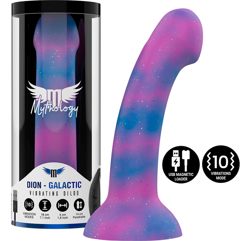 MYTHOLOGY - DION GALACTIC DILDO M - VIBRATOR WATCHME WIRELESS TECHNOLOGY COMPATIBLE - 7