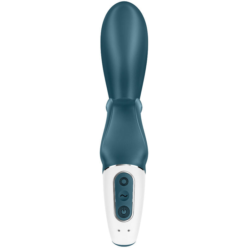 SATISFYER - HUG ME RABBIT VIBRATOR APP BLUE - PINK - 7