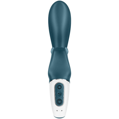SATISFYER - HUG ME RABBIT VIBRATOR APP BLUE - PINK - 7
