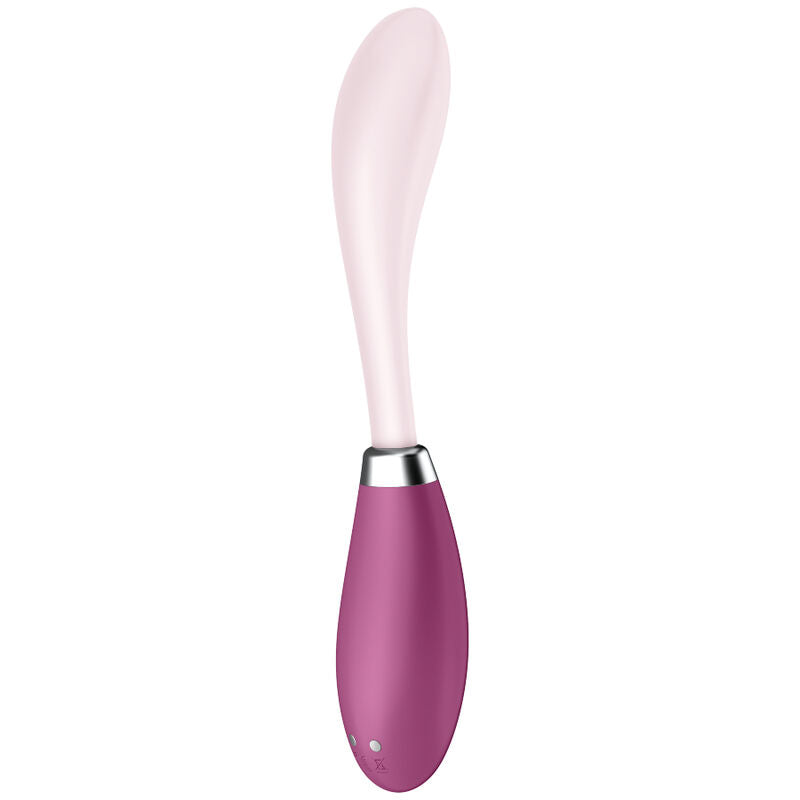 SATISFYER - G-SPOT FLEX 3 MULTI VIBRATOR RED - GREY - 7
