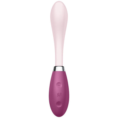 SATISFYER - G-SPOT FLEX 3 MULTI VIBRATOR RED - GREY - 6