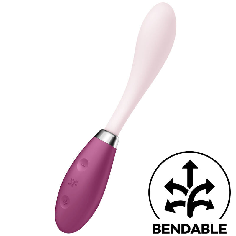 SATISFYER - G-SPOT FLEX 3 MULTI VIBRATOR RED - RED - 8