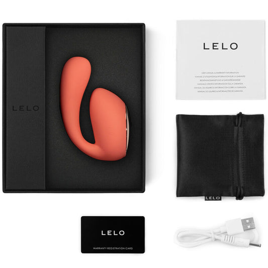 LELO - IDA WAVE CORAL COUPLES MASSAGER - 1