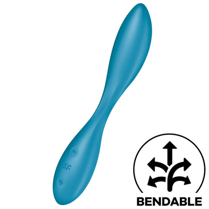 SATISFYER - G-SPOT FLEX 1 MULTI VIBRATOR BLUE - 1