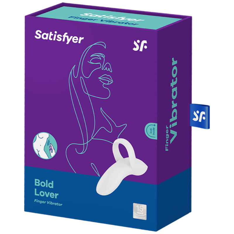 SATISFYER - BOLD LOVER PINK FINGER VIBRATOR