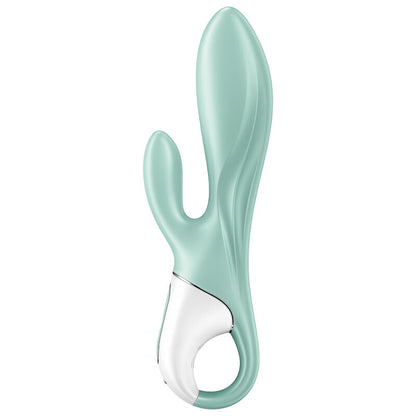 SATISFYER - AIR PUMP BUNNY 5+ INFLATABLE RABBIT VIBRATOR APP GREEN - 3