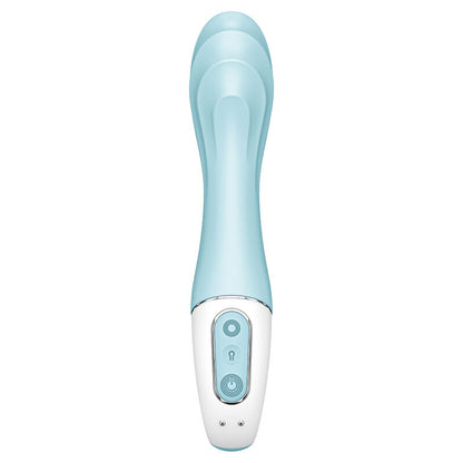 SATISFYER - AIR PUMP VIBRATOR 5+ INFLATABLE G-SPOT VIBRATOR APP BLUE - 1