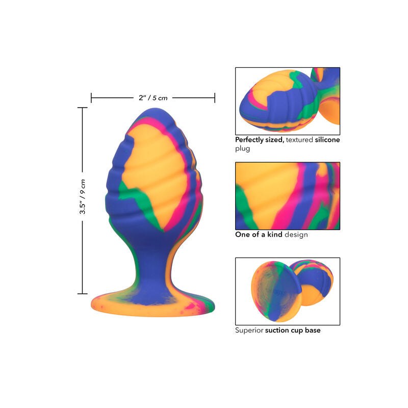 CALEXOTICS - CHEEKY LARGE SWIRL ANAL PLUG