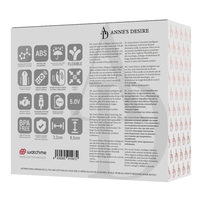 ANNE'S DESIRE - DUAL PLEASURE TECHNOLOGY IN BLACK WATCHME