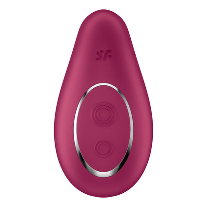 SATISFYER - DIPPING DELIGHT LAY-ON VIBRATOR RED - BLUE - 7