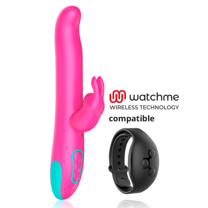 HAPPY LOKY - PLUTO RABBIT VIBRATOR AND ROTATOR WATCHME COMPATIBLE WITH WIRELESS TECHNOLOGY