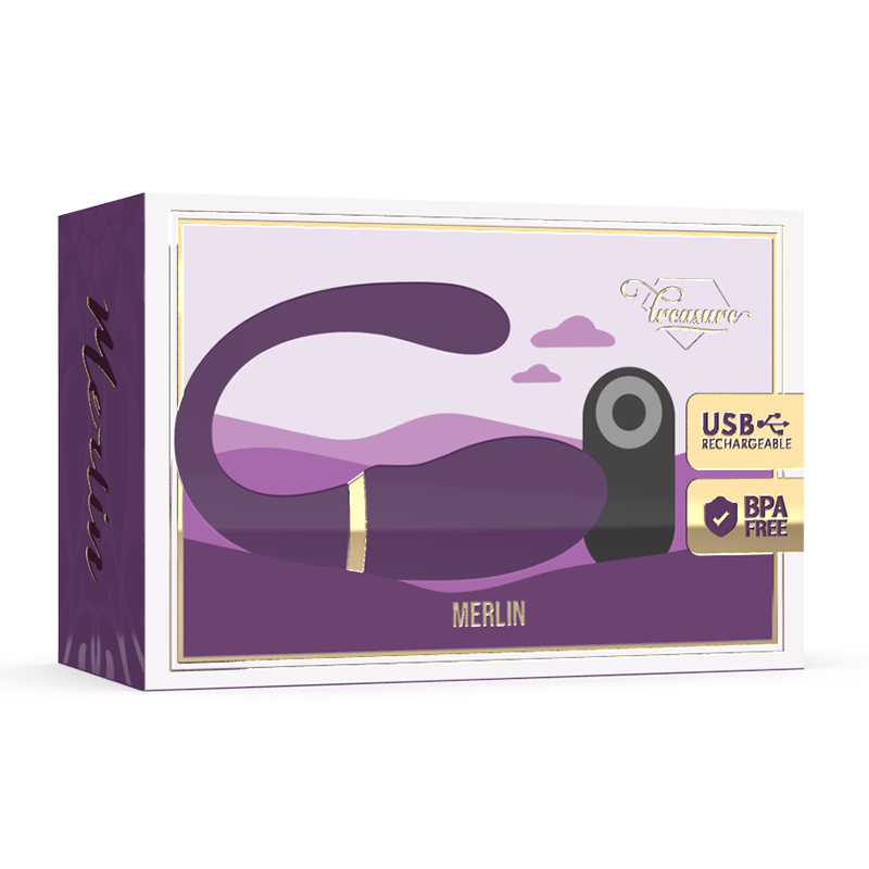 TREASURE - MERLIN DOUBLE COUPLE VIBRATOR REMOTE CONTROL - 2