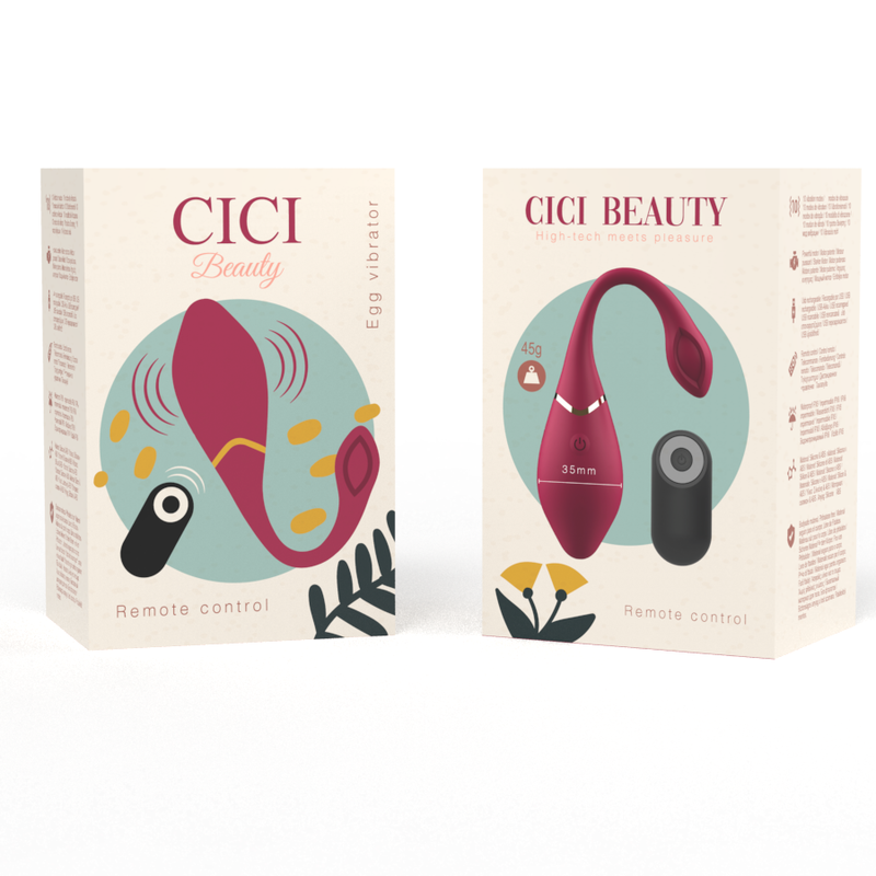CICI BEAUTY - PREMIUM SILICONE EGG VIBRATOR REMOTE CONTROL - 1